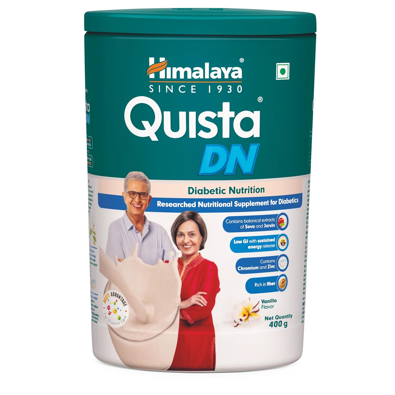 

Himalaya Quista DN 400G Vanilla Flavour Nutritional Supplement for Prediabetes & Diabetes