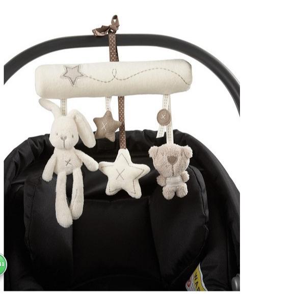 Bed Hanging Plush Rabbit Toy for Babies