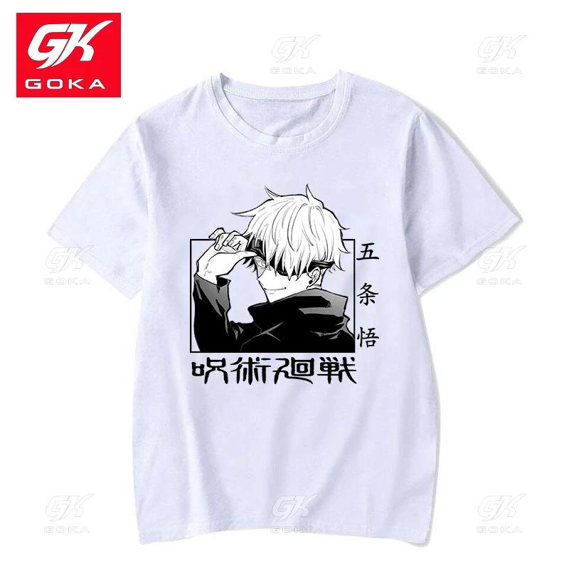 

Premium Ctton T Shirt Anime Print T Shirts Short Sleeve O Neck Women Casual Cool Tops Unisex Tee Shirt Hip Hop Clothing Unisex Tees S