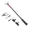 6 in 1 Fish Tank Cleaning Tools with Telescopic Handle Includes Algae Scraper Sand Rake Brush Fish