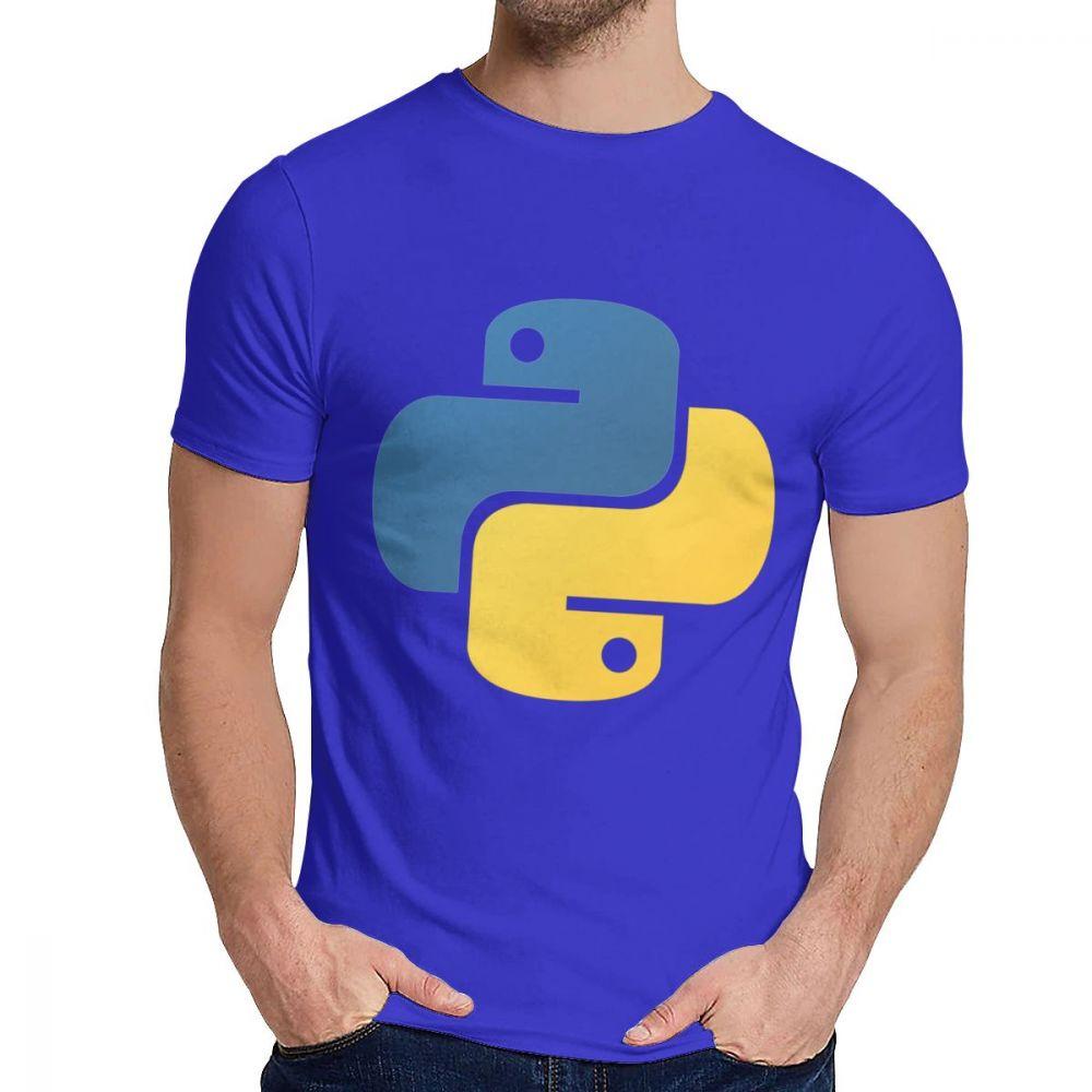 Graphic Python Programming Tee Shirt Men Custom Great T Shirt Crewneck