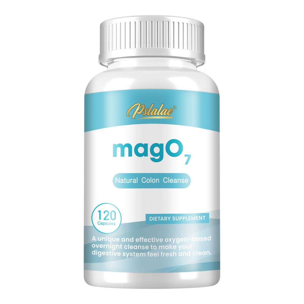Integratore Mag 07, composto da molteplici composti di ossido di magnesio, integratore alimentare, adatto agli adulti.