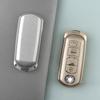 Nyckelfodral i aluminiumlegering för Mazda Atenza, CX-3, CX-5, Ruiyi, MX-5 och Angkesaila med nyckelpåse-spänne.