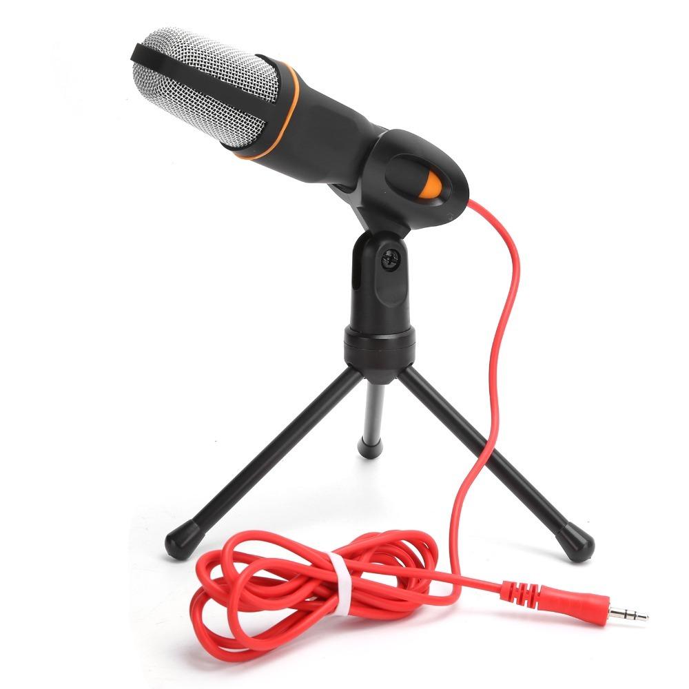 With Desktop Adjustable Tripod Condenser Microphone Omnidirectional Microphone  for Karaoke