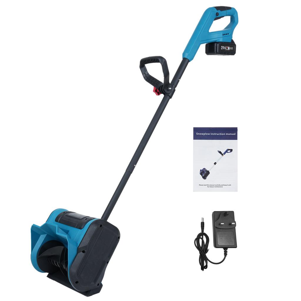 Rechargable Snow Shovel Foldable Brush Snow Blower 21V Battery Powered Snow Thrower with Adjustable