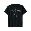 Rock Cat Graphic TShirt for Men  Women  100 Cotton Casual Fit Black Cat  Rainbow Guitar Design  Machine Washable Summer Tee