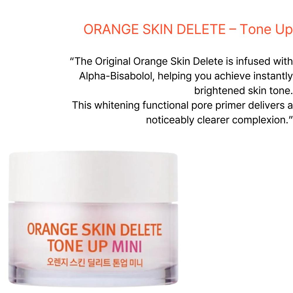 BONAMEDUSA Orange Skin Delete Pore Primer – Soft Green / Lavender / Baby Pink / Tone-Up (10g Mini / 30g Full Size, 8 Options)