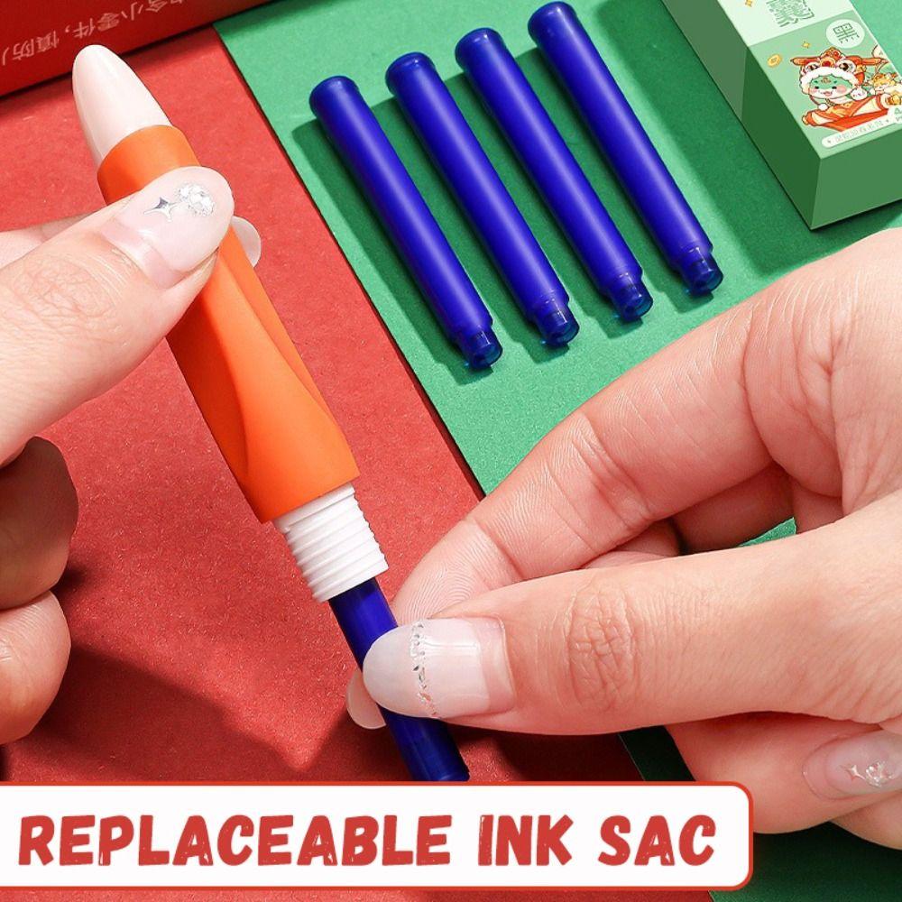 Erasable Gel Pen Black/Blue Ink Neutral Pen Cartoon Writing Drawing Tool  Students Gift