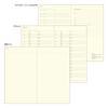 Midori Professional Diary 2027 Slim Monthly Star 22469006 December Planner, Pattern, (Starts 2026)