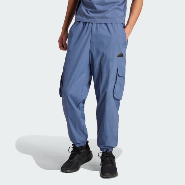 Adidas City Escape Cargo Tracksuit Bottoms Men Bottoms Ink-Blue IR5165