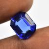 Natural Blue Sapphire Loose Gemstone 7.65 Ct Emerald Shape September Birthstone for Gem Collections