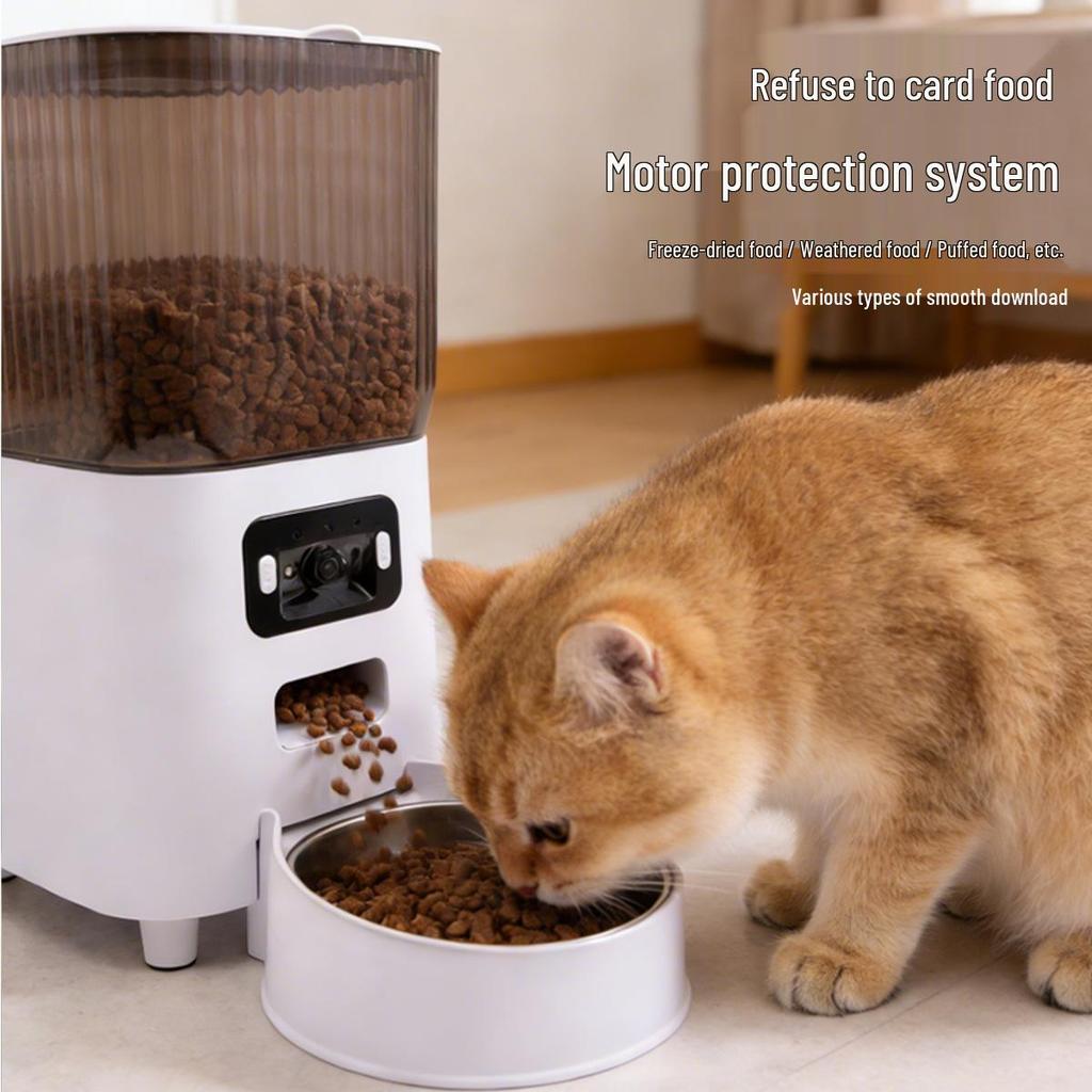 Smart 5L Automatic Cat Feeder with Camera & Timer