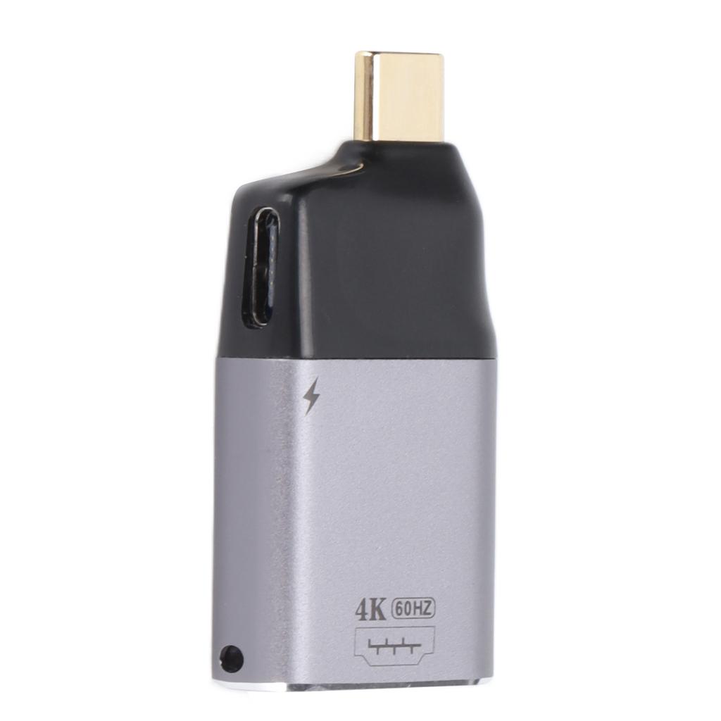 TypeC To HDMultimedia Interface Adapter with Power Port Portable Durable 4K Resolution TypeC Adapter