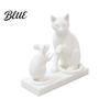 Table Decor 3D Printed Modern Cat & Mouse Sculpture Minimalist Animal Interaction Desk
