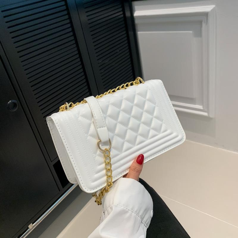 Women'S Bag Small Square Bag Stylish And Simple Shoulder Bag Creative Chain Crossbody Bag Handbag
