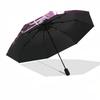 1pc My Hero Academia Izuku Midoriya & Ochaco Uraraka Outdoor Umbrella - Automatic Opening/Closing, Portable 3-Fold Design with Iron Frame - Perfect Gi