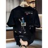 Unisex 100 Cotton Casual Shortsleeve Tshirt With A Round Neck Trendy Design Versatile For Summer Harajuku Graphic T Shirts
