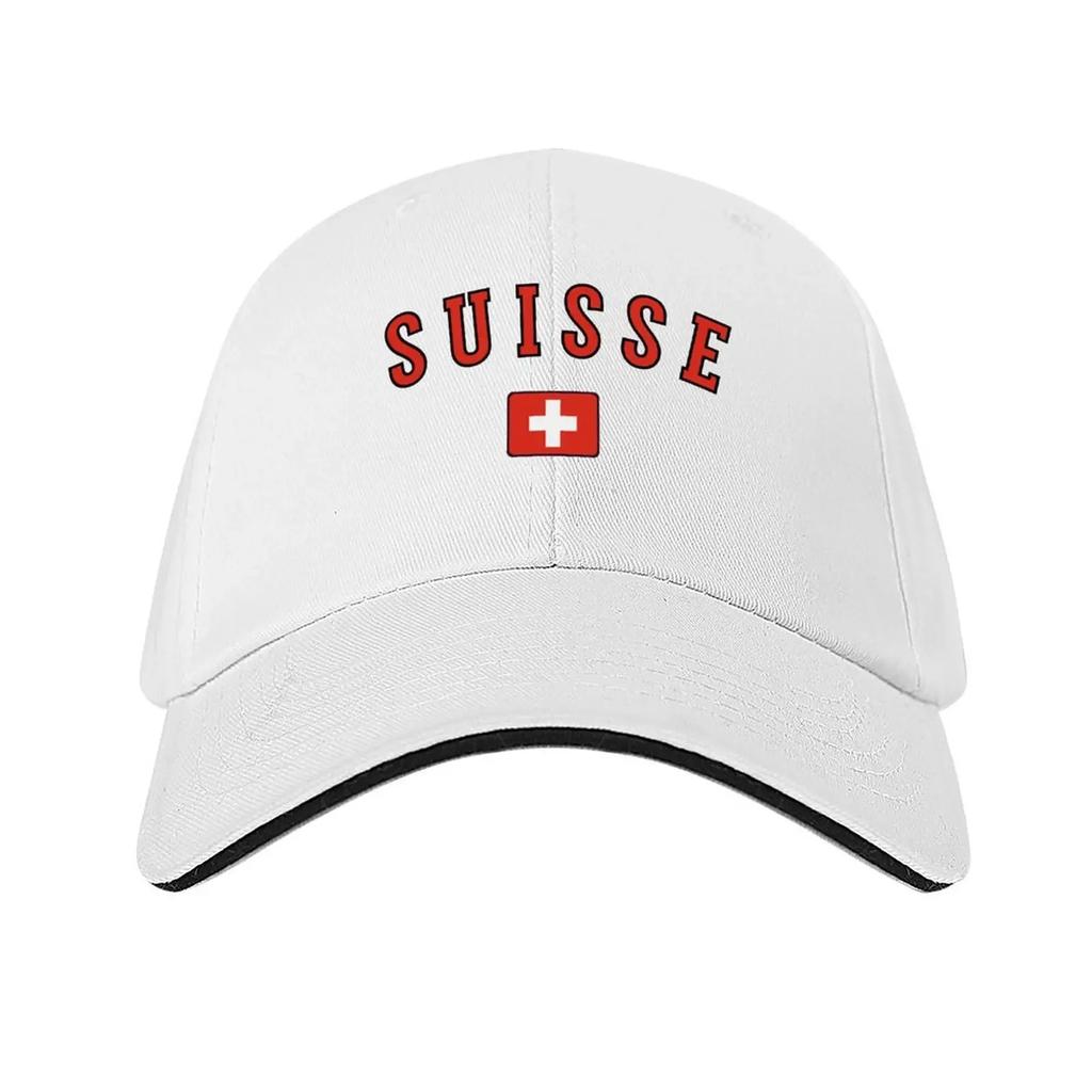 Switzerland Flag Baseball Cap Military Cap Man Luxury Hat Mountaineering Dropshipping Men Womens