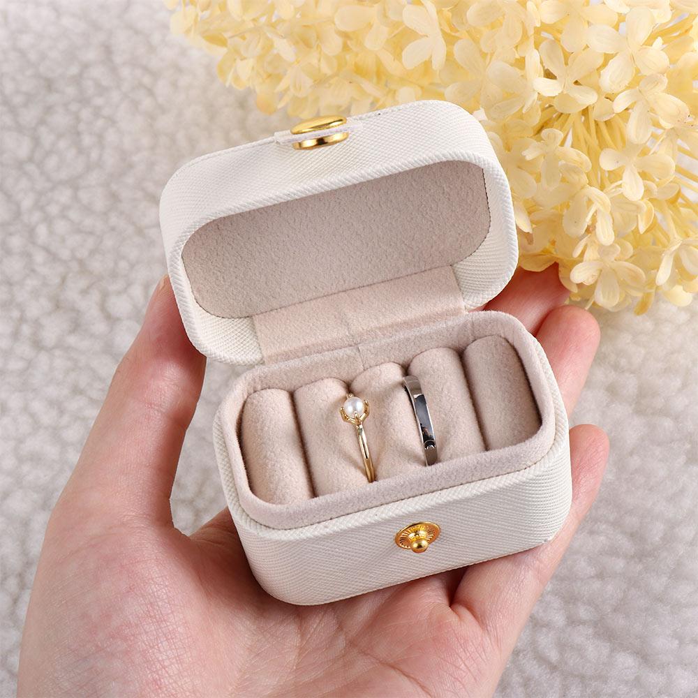 Packaging Box Water-proof Jewelry Organizer Jewelry Storage Case Ring Display Box Earring Holder