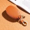 Large Capacity Leather Key Case Zipper Closure Keychain Holder Stylish Car Key Bag  Unisex
