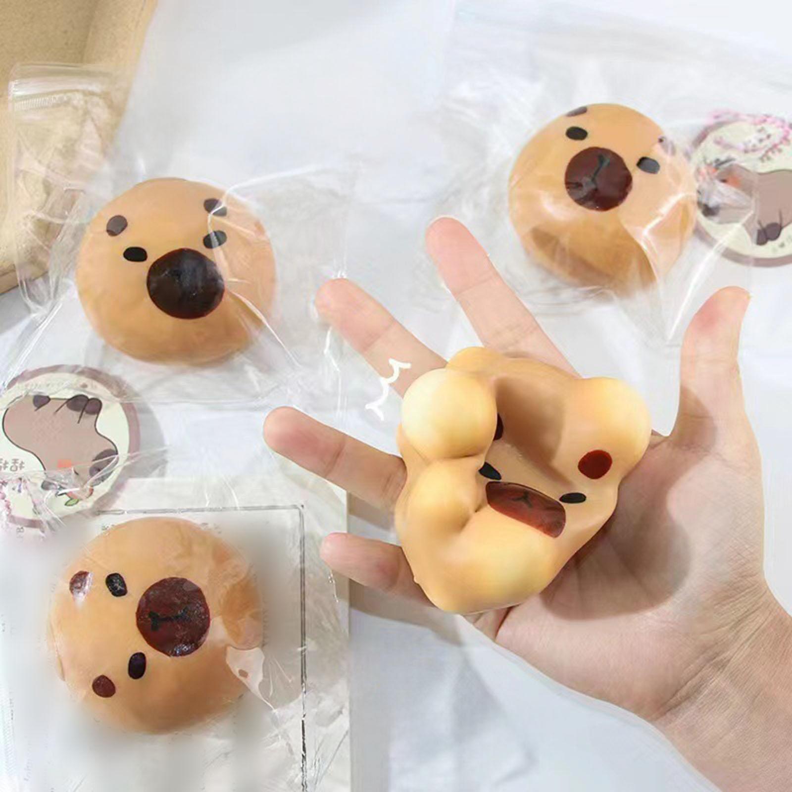 Rot Shaped Persimmon Simulation Toy Slow Toy For Squeezing Decompression Squeezing And Music Skateboard (As shown-3111)-