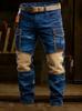 Y popular D printed men's trousers retro overalls new punk men's clothing independent