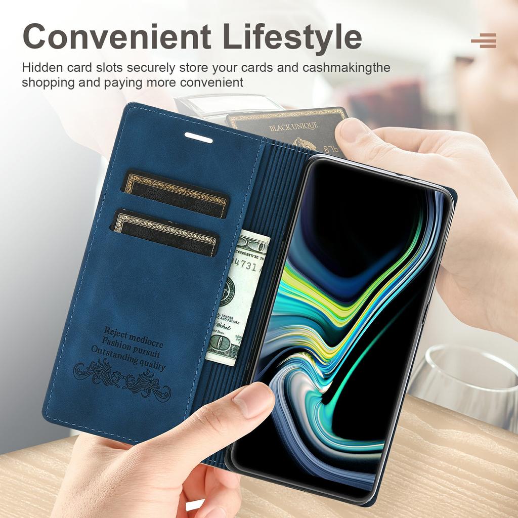 For Samsung Galaxy A36 5G Wallet Case Magnetic Closing Leather Phone Cover