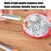 Stainless Steel Fruit Baller Watermelon Scooper Spoon Ergonomic Handle Kitchen Utensil for Ice Cream Cookie Dough Butter Scoop