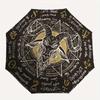 Occult Goat Head Symbol Tapestry Wall HangingUmbrella, Portable 3-Fold Compact Umbrella,Christmas Gift ES505