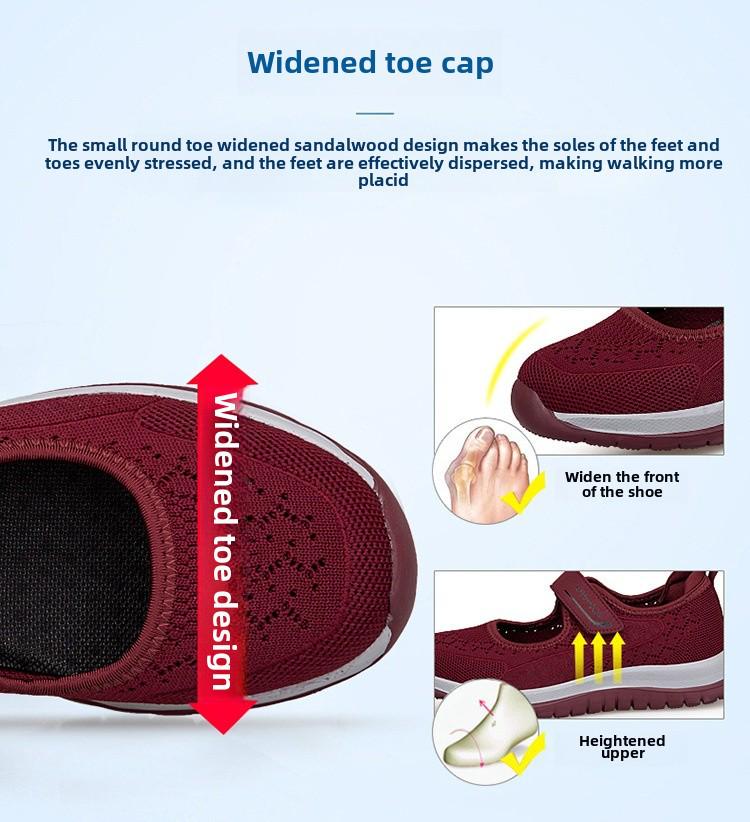 Women's Mesh Breathable Casual Shoes - Lightweight, Soft Bottom Travel Shoes for Women