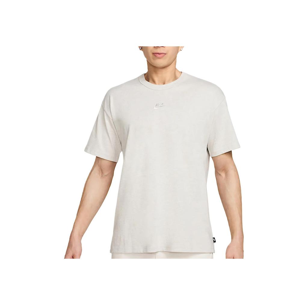 New Nike Sportswear Essentials Series Premium T Shirt Men's Light Bone/Color Adjustment DO7393-074