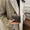 Korean Style Envelope Clutch Bag PU Leather Coin Purse Mini Leopard Short Wallet  Gift