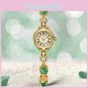 Chinese Style Ladies Watch With Quartz Movement Waterproof Alloy Case For Elegant Women