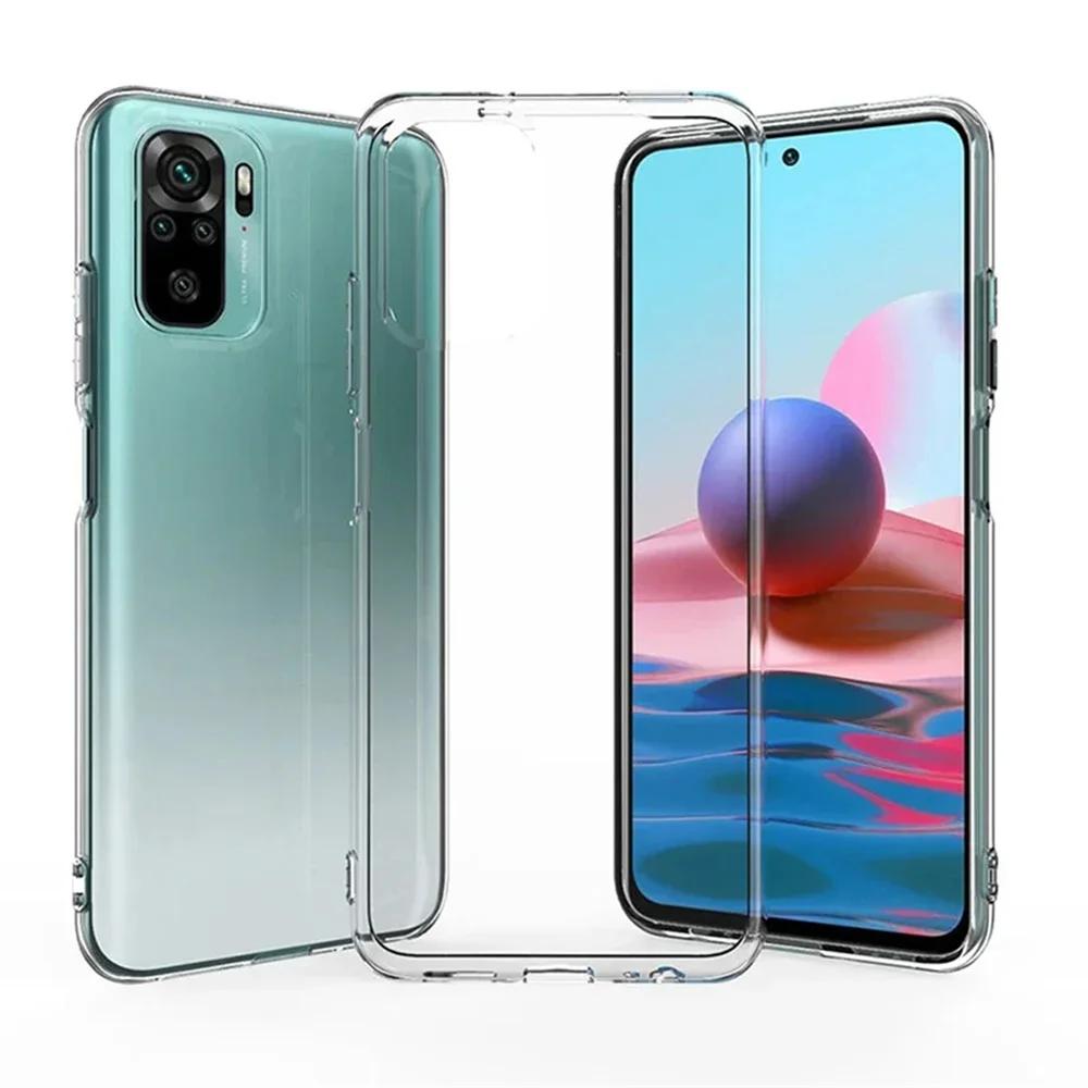 For Redmi Note 10S Note10 4G5G Cover Camera Protection Ultra Thin Silicone Case For Xiaomi Redmi Note 10 Pro 10s Clear Soft Case
