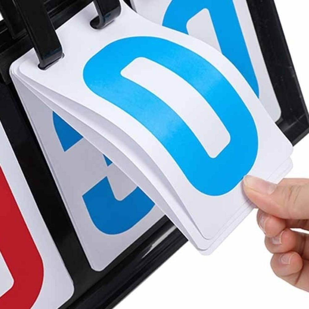 Plastic Flip Scoreboard 4-Digit Digital Score Counter Professional Keeper Basketball Games
