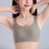 Invisible Bra Women's Jelly Soft Support Underwear Thin Large-sized Full-cup Bra Push Up Bra