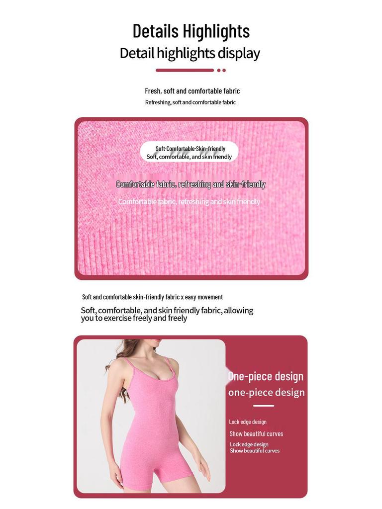 Bezszwowy kombinezon do jogi w stylu kamizelki na cienkich ramiączkach: Seksowne, dopasowane szorty dla kobiet