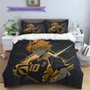 Haikyuu Pattern Bedding Quilt Set  Home Decoration  Gift (1 * Duvet Cover + 2 * Pillowcase  Without Core)