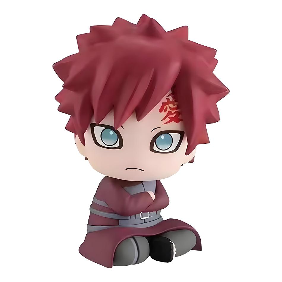Anime Naruto Niedliche Sakura Haruno Gaara Sitzende Haltung Cartoon Actionfigur Modell PVC Kinderspielzeug Auto Dekoration Geschenk