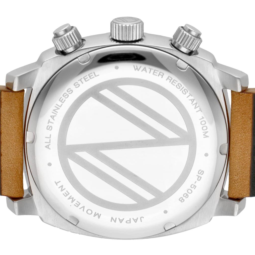 Hal 10 ATM Wasser Mineral Schwarz [SPINNAKER] Uhr, Mecha-Quarz, Widerstandsfähig, Glas, Zifferblatt, SP-5068-01, Herren [Authentisch]