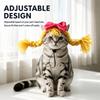 Decorative Cat Wig Funny Pet Costume Decorative Accessory Dog Wig  Daily Styling
