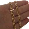 1meter Stainless Steel Flat Link Chain Gold Color  Italian Chains for DIY Jewelry Making Bracelet Findings Necklaces Supplies