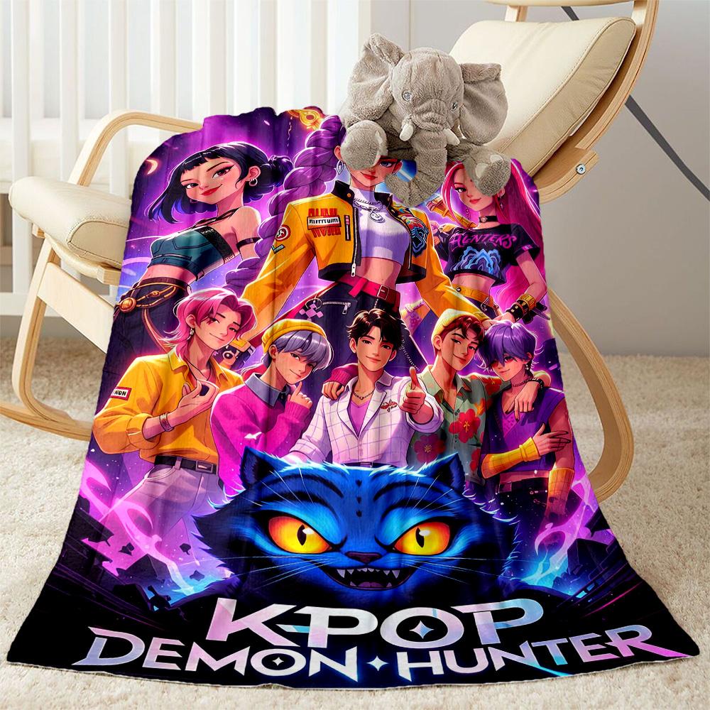 Huntrax: Urban Style Fusion Blanket Soft Warm Cozy Great for Office Chair Office Picnics Four Seasons Multipurpose Stylish Decor