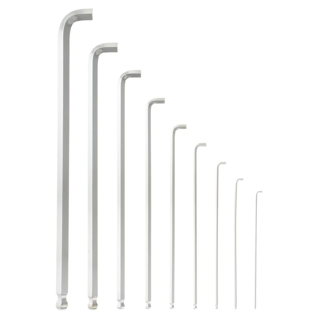 TONE BLB900S Short Neck Long Ball Point Wrench Set L-Shaped (9 Pieces)