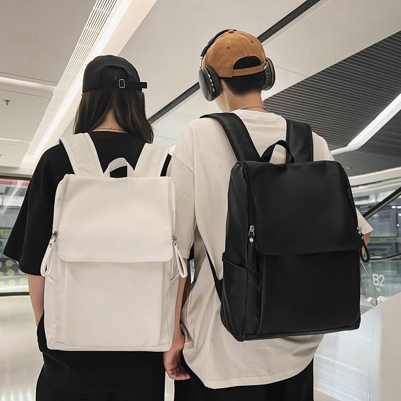 Waterproof and Dirt Resistant PU Leather Backpack for College Students, Large Capacity Casual Backpack, Fashionable Women's Computer Backpack