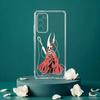 H-Hollow K-Knight Phone Case For Samsung Galaxy S24 S25 S23 S22 S21 Plus S24 S25 Transparent Cover Case