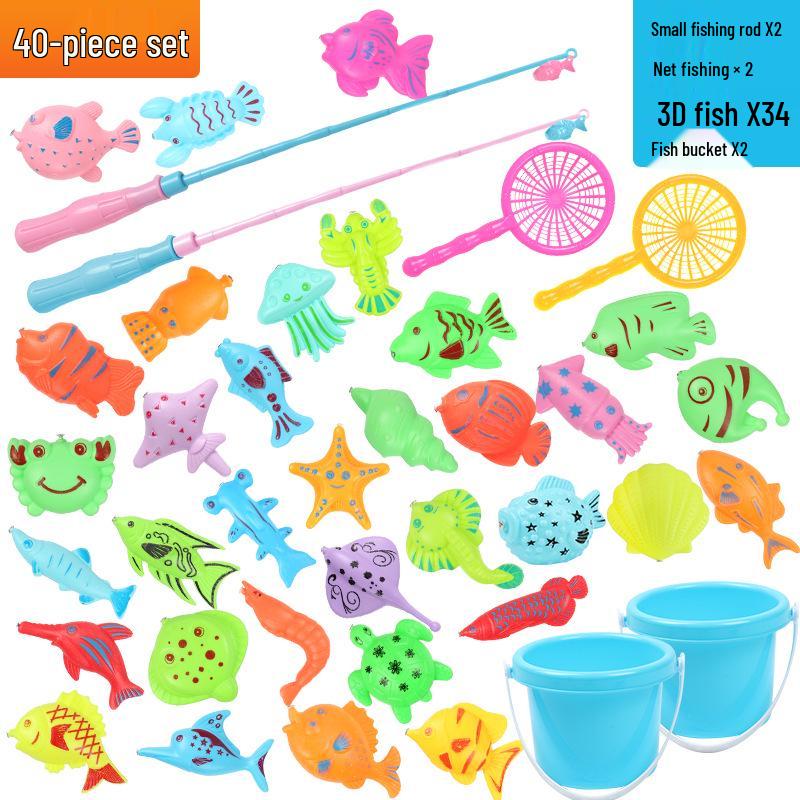 Children's Magnetic Fishing Toy Set – Summer Educational Role-Playing Game for Kids