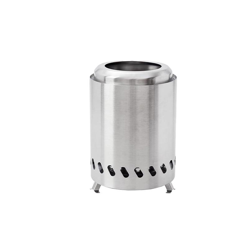 

1 шт. Мини-печь для дома/улицы, дровяная, портативная, бездымная, настольный очаг, мини-стол из нержавеющей стали