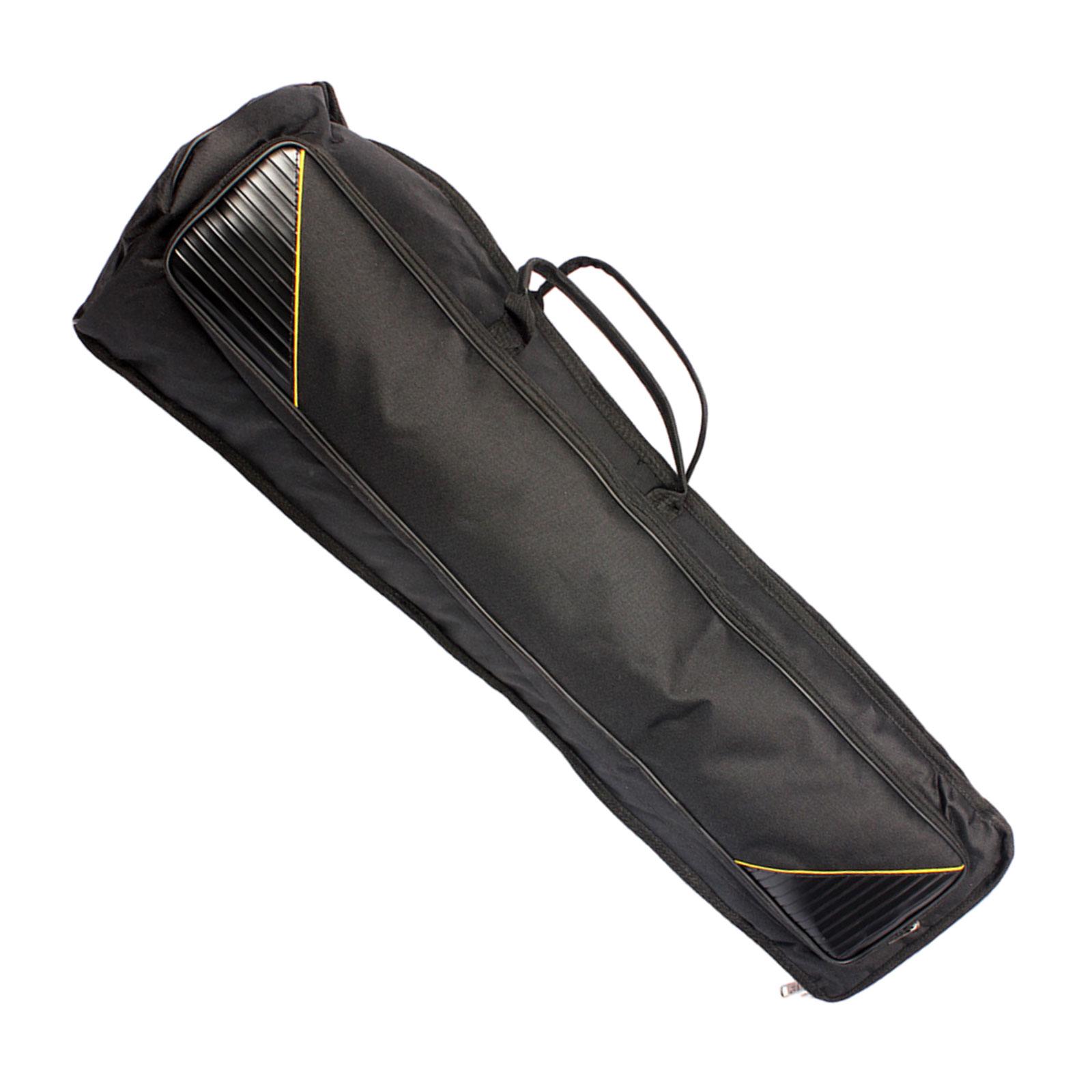 Tenor Trombone Carry Bag Backpack Trombone Gig Bag Accessories Pocket чёрный