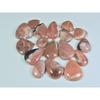 14-21MM Natural Rhodochrosite Pear Cabochon Loose Gemstone 17Pcs Lot 258Cts. C-211